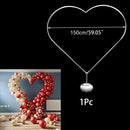 Kunststoff-Ballon-Bogen-Ring DIY Hintergrund-Halter-Kreis-Ballon-Säulen-Basis-Babyparty-Geburtstags-Hochzeitsfest-Dekor-Brautparty