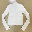 HIGH STREET Newest 2022 Fall Winter Designer Sweater Women's V-neck Lion Buttons Knitted Cardigan Top