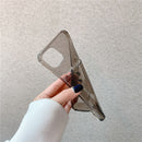 Klare Kartenhalter-Telefonhülle für iPhone 12 Mini 11 Pro Max XS MAX XR X 7 8 Plus Stoßstange Einfarbig Kreditschlitz Rückseite