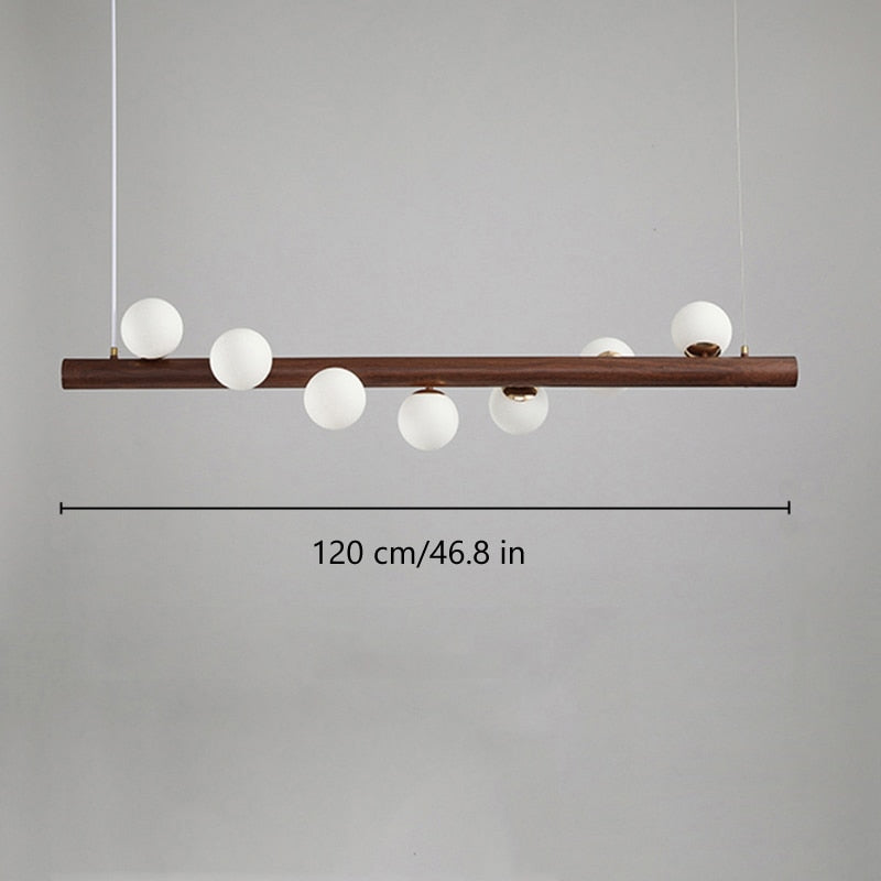 Restaurant Light Lamp Hanging Lamps Lights For Dining Room Nordic Wood Modern Pendant Light Dining kitchen Island Lighting