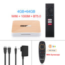 Global Mecool KM6 deluxe edition Amlogic S905X4 TV Box Android 10 4G 64GB 32G Google Certified Support Wifi6 BT1000M Set Top Box