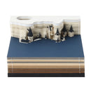 Omoshiroi-Block 3D-Notizblöcke, Neuheit, berühmtes Filmgebäude, Harry-Design, Neujahr, Weihnachtsgeschenk