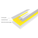 2 Stück Motorrad LED Nachtlichter Fahrradhelm EL Kaltlicht Blinkstreifen Leuchtsignal Aufkleber Universal Wasserdicht