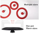 28-30-32 cm Bratpfanne mit Deckel Multifunktionaler Glasdeckel Wokpfannendeckel Abdeckungen Glasrunder Pfannendeckel Silikon-Glaspfannenabdeckungen