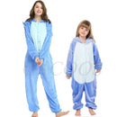 Stitch Onesies Kigurumi Winter Damen Panda Pyjamas Jungen Mädchen Tier Pyjamas Erwachsene Kinder Kostüme Flanell Cartoon Nachtwäsche