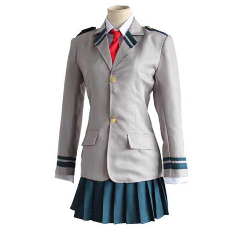 My Hero Academy OCHACO URARAKA Midoriya Izuku Cosplay Kostüm Boku No Hero Academia AsuiTsuyu Yaoyorozu Momo Schuluniform Anzug