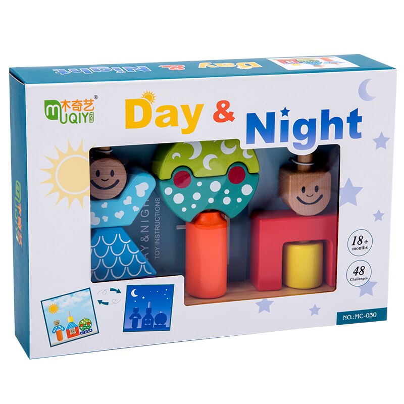 Rompecabezas de madera Montessori, caja mágica de conejo bebé, juego cognitivo, bloques de construcción, juguetes educativos para niños, juguetes de aprendizaje temprano, regalos