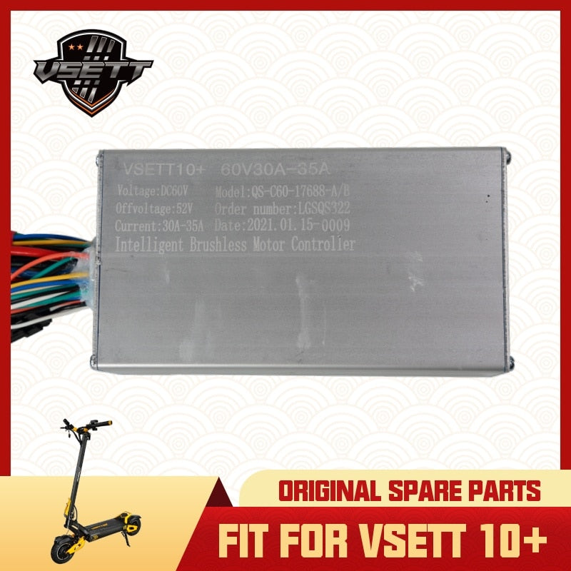 Controlador inteligente sin escobillas VSETT 10+ Original solo para patinete eléctrico VSETT 10+ integrado 2 en 1 con Hall of Sine Wave