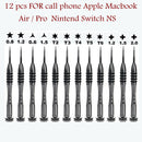 Professional Maintenance Screwdriver Y0.6 Y1.5 Y2.0 Pentalobe 0.8 T2 Bits Screwdrivers Set P5 FOR NS Apple Macbook Air
