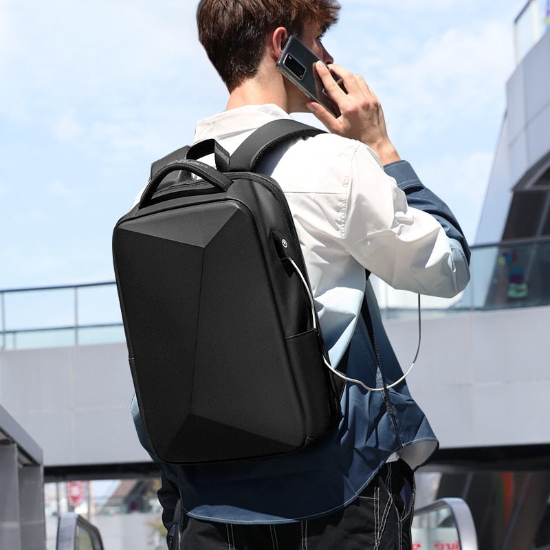 Marca Fenruien, mochila para ordenador portátil, mochilas escolares impermeables antirrobo, carga USB, bolsa de viaje de negocios para hombres, mochila, nuevo diseño