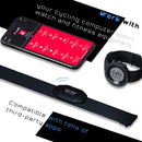 KYTO Pulsmesser Brustgurt Bluetooth 4.0 ANT Fitnesssensor kompatibel Gürtel Wahoo Polar Garmin Connected Outdoor Band