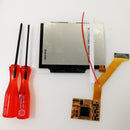 Für GBA SP LCD-Bildschirm für Nintend Gameboy Advance GBA SP IPS LCD-Bildschirm mit Hintergrundbeleuchtung, laminiertes Display, LCD-Set mit hoher Helligkeit