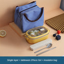Isolierte Lunchbox aus Edelstahl, Studentenschule, mehrschichtige Lunchbox, Geschirr, Bento, Lebensmittelbehälter, Aufbewahrung, Frühstücksboxen