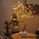 Luces de noche LED Mini lámpara de mesa de árbol de Navidad guirnalda de luces de hadas chico regalos hogar interior decoración de la habitación decoración de Navidad