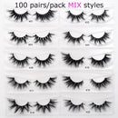 30 Paar/Pack Visofree Lashes 3D-Nerzwimpern Full Strip Lashes Handmade Premium Nerzhaar Mehrzweck-Falsche Wimpern Make-up