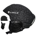 LOCLE Skihelm Herren Outdoor Sport Skihelm Damen Kinder CE Zertifizierung Ski Skateboard Snowboard Helm S/M/L/XL 52-64cm
