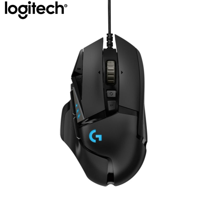 Logitech G502 HERO Professional Gaming Mouse 16000DPI Gaming Programming Mouse Adjustable Light Synchronizatio For Mouse Gamer