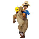 40 bis 59 Zoll großes Kindergeschenktier-Halloween-Kostüm für Kinder, aufblasbares Cowboy-Fahrpferd, Kindertag, Purim-Partykleid