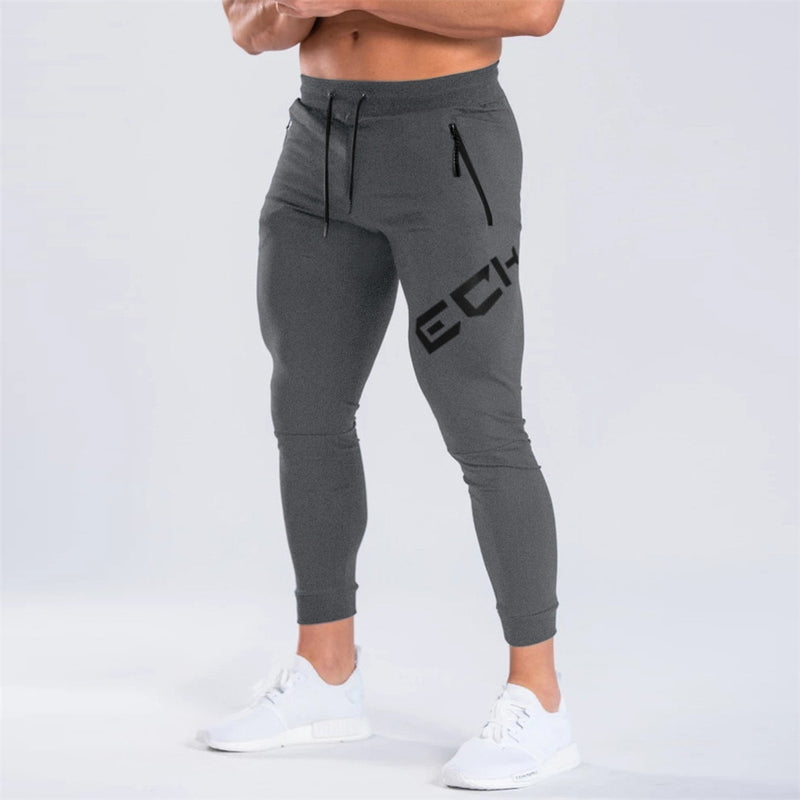 Gym Schwarz Jogginghose Jogger Skinny Pants Herren Freizeithose Herren Fitness Workout Baumwolle Trainingshose Herbst Sportswear Bottoms