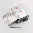 200/400 Paar Wimpernverlängerung Hydrogel Patches Wimpern unter Augenpad liefert Patches für Wimpernverlängerung Makeup Tool Aufkleber
