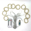 3m 100/200/300 LED Vorhang String Light Flash Girlande Rustikale Hochzeit Dekoration Tisch Brautdusche Bachelorette Home Geschenk