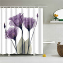 Floral bambú diente de león arce hoja flor tela impermeable poliéster ducha cortinas baño cortina baño accesorio impresión