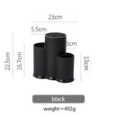 MDZF SWEETHOME-soporte multifunción para utensilios de cocina, bloque de cuchillos, juego de cubiertos de PP, escurridor, caja de almacenamiento, estante organizador de herramientas de cocina