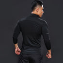 Bodybuilding Langarm Frühling Herbst Mann Kompression Fitness Running T-Shirts Schnell trocknend Sport T-Shirt Thight Brand Gym Bluse