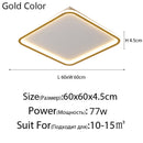 Ceiling LED Lights For Living room Bedroom Fixtures Ring Modern Gold Bedroom Lighting Indoor Home Decoration Plafon Lamp Lustre