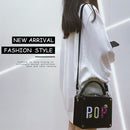 Mode Acryl Box Design Cartoon Frauen Party Kupplung Umhängetasche Brief Bild Geldbörsen und Handtaschen Weibliche Designer Tasche