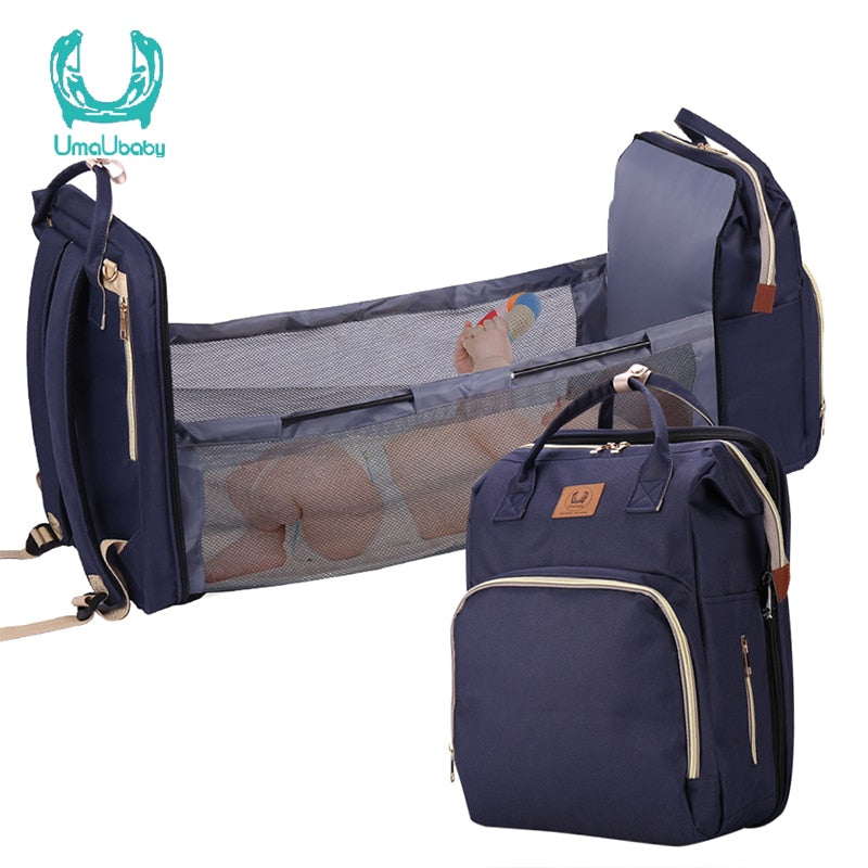 Umaubaby Pre-Design-Baby-Wickeltasche, wasserdichte Mutterschaftstasche für Kinderwagen, Wickeltasche, große Kapazität, Multifunktions-Mumientaschen, neu