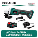 20 V kabelloser elektrischer bürstenloser Winkelschleifer Lithium-Ionen-Schleifmaschine Elektroschleifer Polierschneiden Elektrowerkzeuge