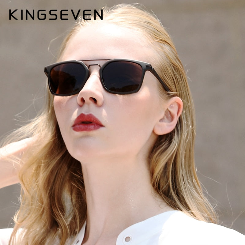 2020 KINGSEVEN TR90 Polarized Series Sunglasses Men Retro Driving Eyewear Sunglasses Goggles UV400 Gafas Oculos De Sol