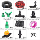 5–50 m Mikro-Tropfbewässerungs-Bewässerungsset 8-Loch-Dripper mit einstellbarem Durchfluss, Zerstäuber, Garten, 4/7-mm-Schlauch, Sprühnebel, Kühlsystem