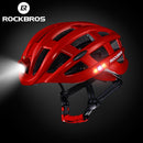ROCKBROS Leichter Fahrradhelm Fahrrad Ultraleichter Helm Integral geformter Mountain Road Fahrrad MTB Helm Sichere Männer Frauen 57-62cm