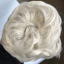 Tinashe Beauty Gummiband mit unordentlichem Haarknoten Scrunchy Chignon mit Gummiband Messi Haarteile Donut für Frauen Kinder