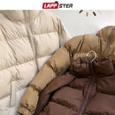 LAPPSTER Herren Harajuku Bunte Blase Mantel Winterjacke 2022 Herren Streetwear Hip Hop Parka Koreanische Schwarze Kleidung Pufferjacken