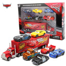 Set Disney Pixar Car 3 Lightning McQueen Jackson Storm Mack Uncle Truck 1:55 Diecast Metal Car Model Toy Boy Weihnachtsgeschenk