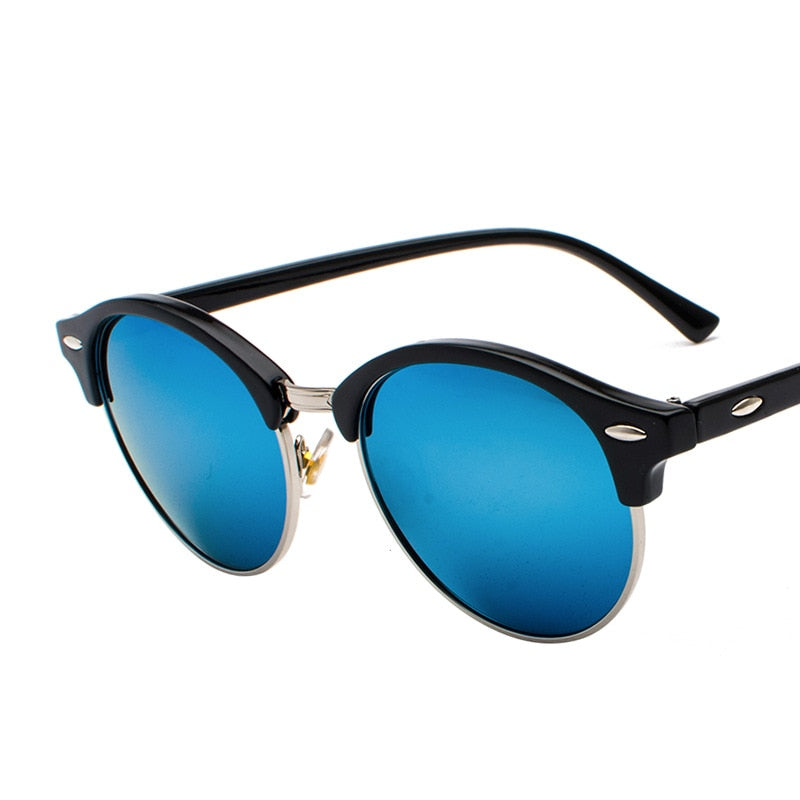 LeonLion 2021, gafas de sol redondas para hombre, gafas de aleación para hombre/mujer, gafas de sol de diseñador de marca, gafas de sol Vintage para mujer, Lunette Soleil Homme