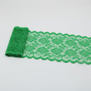 Cinta de encaje elástica de 2 yardas, adorno de flores, bordado de 150MM de ancho, adornos de tela de encaje africano para vestido de boda, manualidades de costura Diy