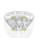 Wong Rain 100% 925 Sterling Silber Erstellt Moissanite Citrin Saphir Edelstein Hochzeit Verlobungsring Edlen Schmuck Großhandel