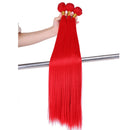 22 Zoll brasilianisches glattes Haar bündelt 100 Gramm einteiliges synthetisches Haargewebe Pferdeschwanz-Haarverlängerungen für afrikanische Frauen