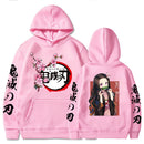 Hot Demon Slayer Kimetsu No Yaiba Hoodie Hip Hop Anime Pullover Tops Lose Lange Ärmel Herbst Mann Tuch