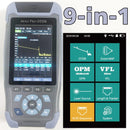 Pro Mini OTDR Glasfaser-Reflektometer 980 Umdrehungen mit 9 Funktionen VFL OLS OPM Event Map 24 dB für 64 km Glasfaserkabel-Ethernet-Tester