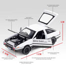 1:28 Spielzeugauto INITIAL D AE86 Metallspielzeug Legierungsauto Diecasts &amp; Spielfahrzeuge Automodell Miniatur Modellauto Spielzeug für Kinder