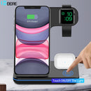 3 in 1 15W Fast Wireless Charger Dock Stand für iPhone 13 12 11 XS XR X 8 Apple Watch iWatch 7 6 Airpods Pro Qi Ladestation
