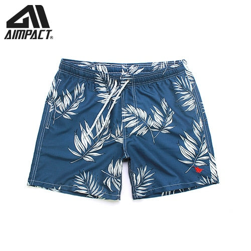 Tropischer Sommerurlaub Strand Schwimmen Kurze Badehose Schnelltrocknend Herren Schwimmen Strand Surf Shorts Lässige Mode Männliche Hybird Shorts