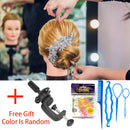 Schaufensterpuppenkopf mit 100% Hochtemperaturfaserhaar 65 cm Brautfriseurausbildung Perückenkopf mit Ständer Kosmetikpuppenkopf