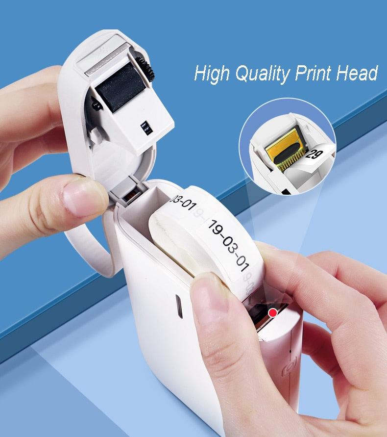 Niimbot Portable Thermal Label Printer Pocket Mini Wireless Barcode Printer Bluetooth Connection For Mobile Phone Android iOS Ho