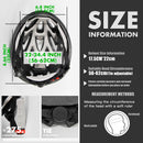 QUESHARK Männer Frauen Ultraleicht Fahrradhelm MTB Rennrad Fahrrad Motorradfahren Abnehmbare gelbe bunte Linse QE111